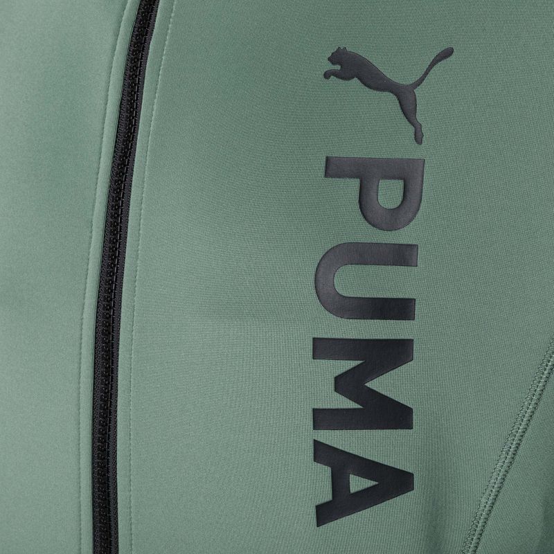 Pánská tréninková mikina PUMA Fit Double Knit eucalyptus 3