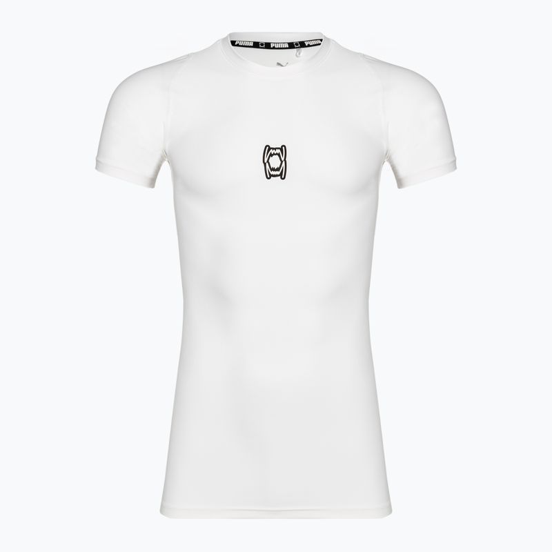 Pánské basketbalové tričko PUMA Hoops Team SS Baselayer puma white