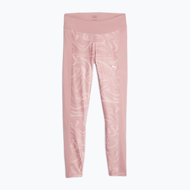 Dámské tréninkové legíny PUMA Train Favorites AOP High Waist 7/8 future růžové