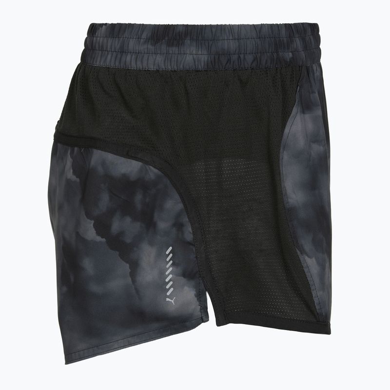 Dámské běžecké šortky PUMA Run Favorite AOP Velocity 3" black/grey 3