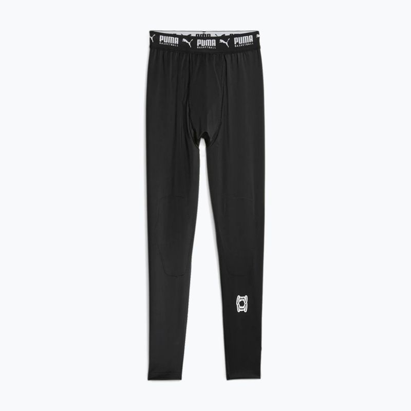 Pánské basketbalové legíny PUMA Hoops Team Full Baselayer puma black