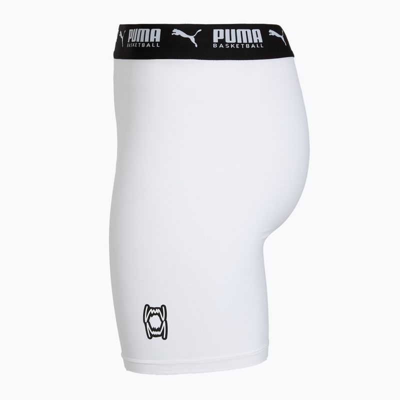 Pánské basketbalové šortky PUMA Hoops Team Baselayer puma white 3