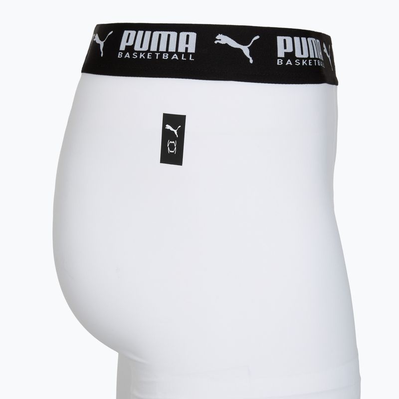 Pánské basketbalové šortky PUMA Hoops Team Baselayer puma white 4