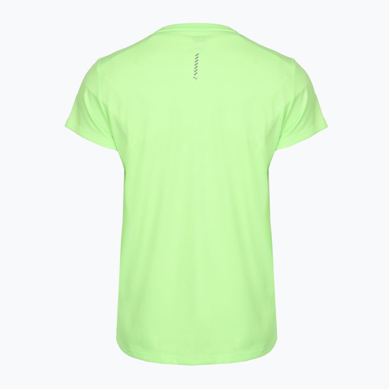 Dámské běžecké tričko PUMA Run Favorite Heather green/neon 2