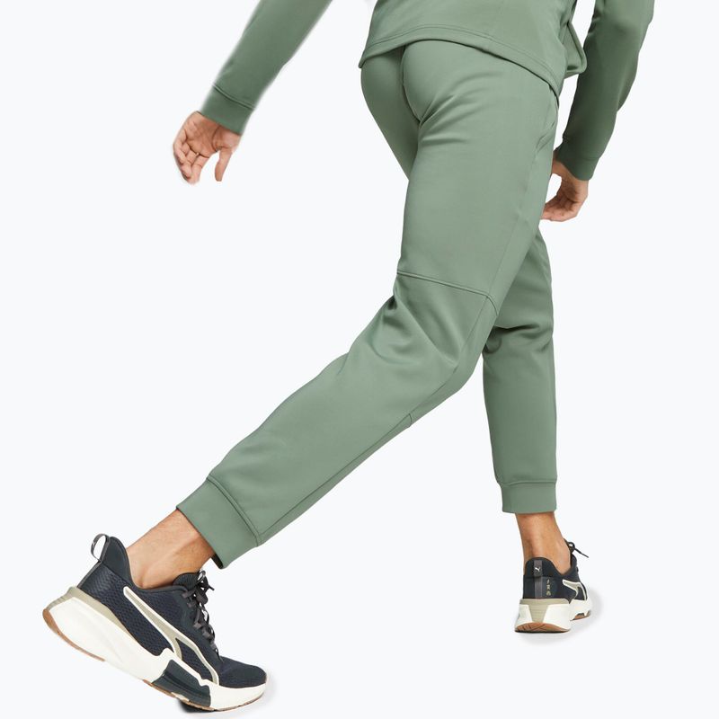 Pánské tréninkové kalhoty PUMA Fit Double Knit Jogger eucalyptus 9