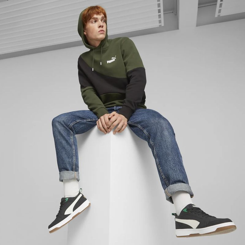 Pánská mikina PUMA Power Cat Hoodie myrtle 4