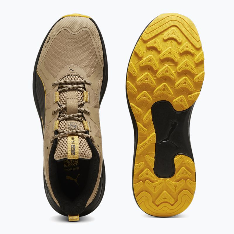 Běžecké boty PUMA Reflect Lite Trail prairie tan/yellow sizzle/puma black 11
