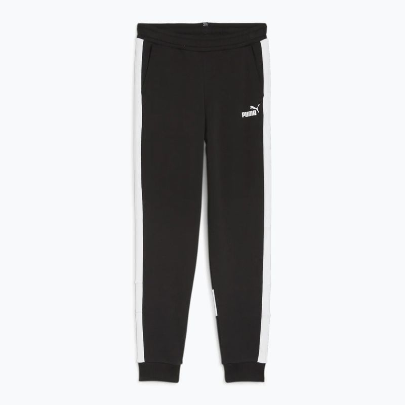 Dětské tepláky PUMA ESS Block TR puma black