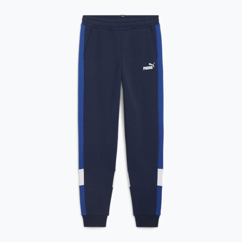 Dětské tepláky PUMA ESS Block TR cobalt glaze