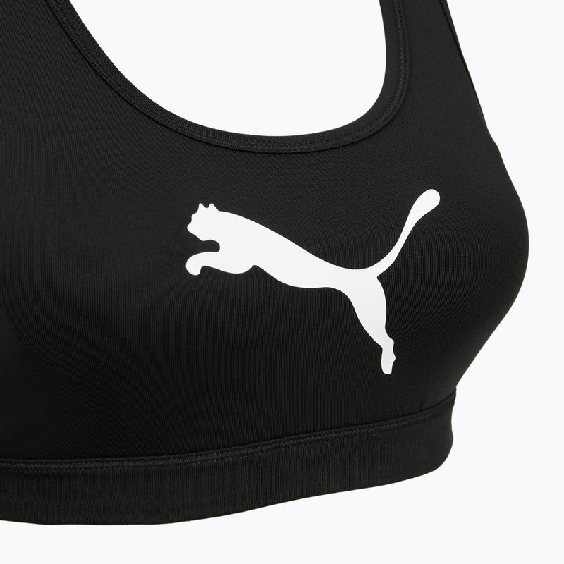Sportovní běžecká podprsenka PUMA 4Keeps Bra black/white 3