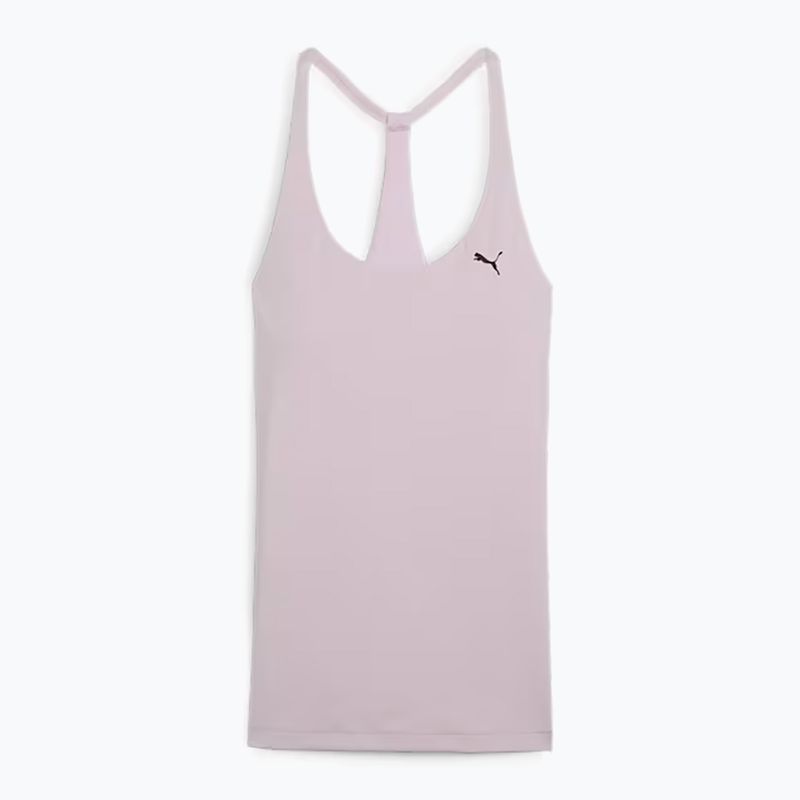 Dámské tílko tank top  PUMA Studio Ultrabare 2in1 Tank grape mist