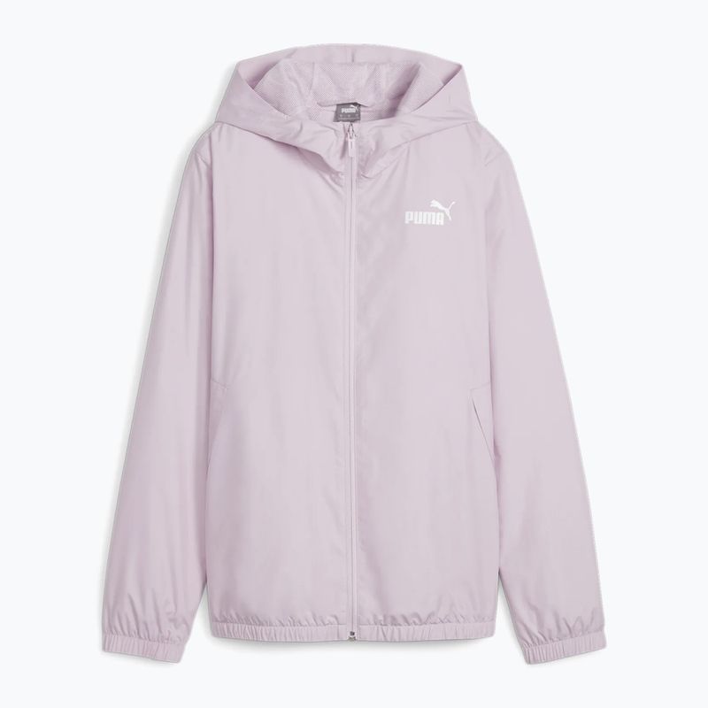 Dámská větrovka PUMA ESS Solid Windbreaker Hoodie grape mist