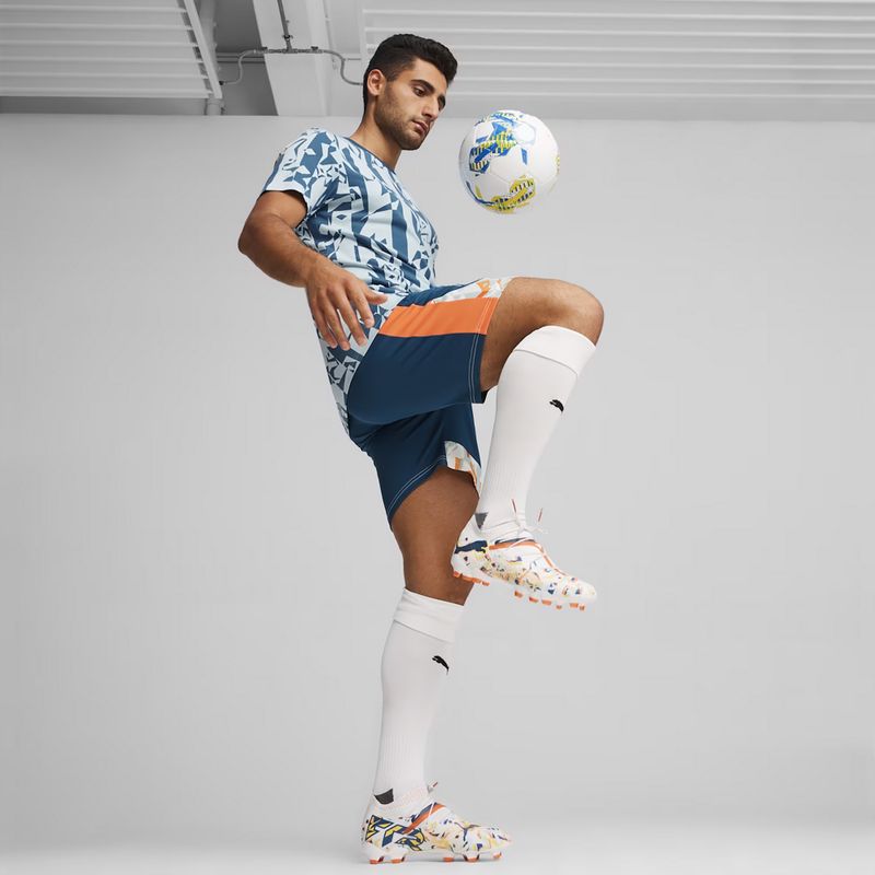 Pánský fotbalový dres PUMA Neymar Jr Creativity Logo ocean tropic/turquoise surf 7