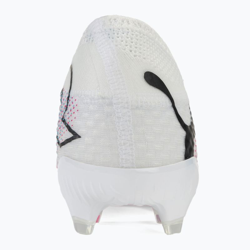 Kopačky PUMA Future 7 Ultimate Low FG/AG white/black/poison pink/bright aqua/silver mist 6