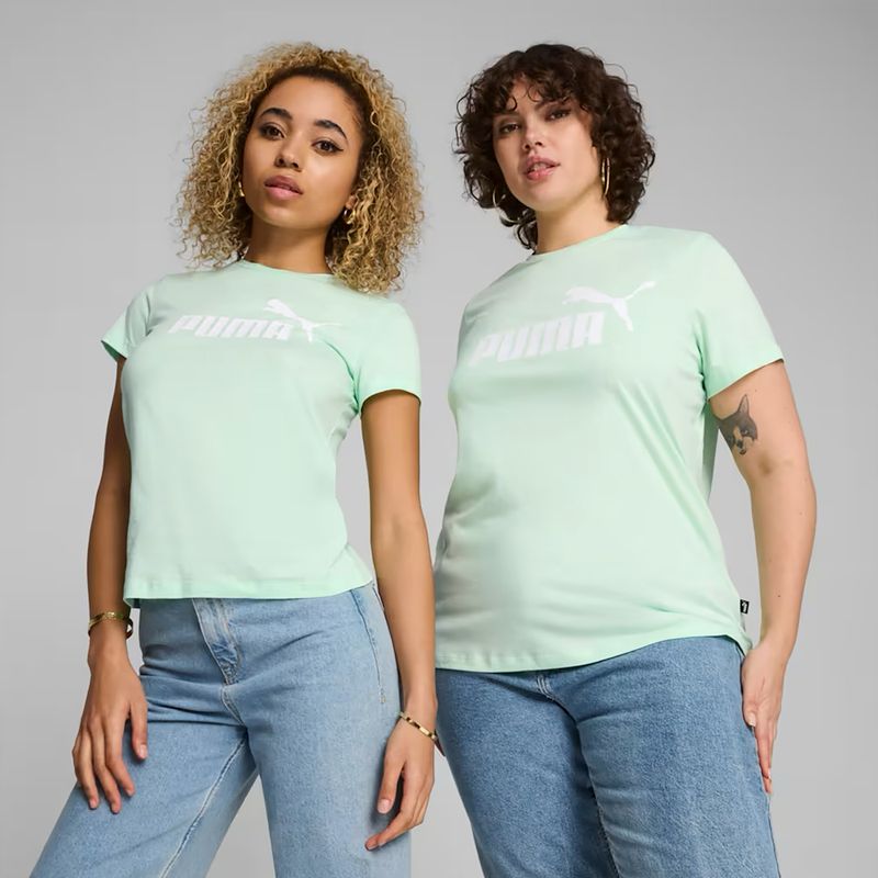 Dámské tričko  PUMA ESS Logo Tee fresh mint 3