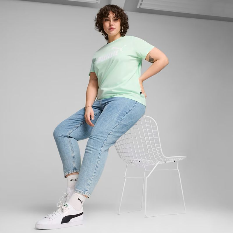 Dámské tričko  PUMA ESS Logo Tee fresh mint 4