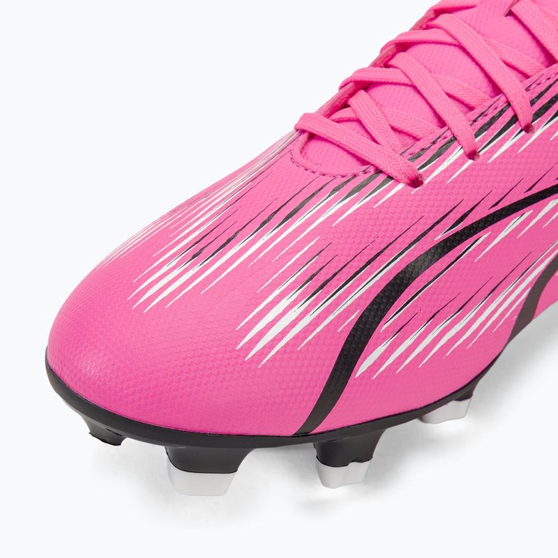 Kopačky PUMA Ultra Ultimate FG/AG jedovatě růžová/puma bílá/puma černá 8