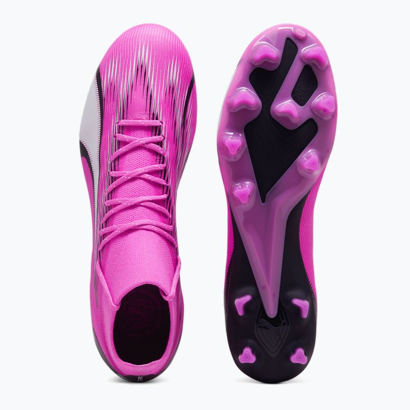 Kopačky PUMA Ultra Pro FG/AG jedovatě růžová/puma bílá/puma černá 11