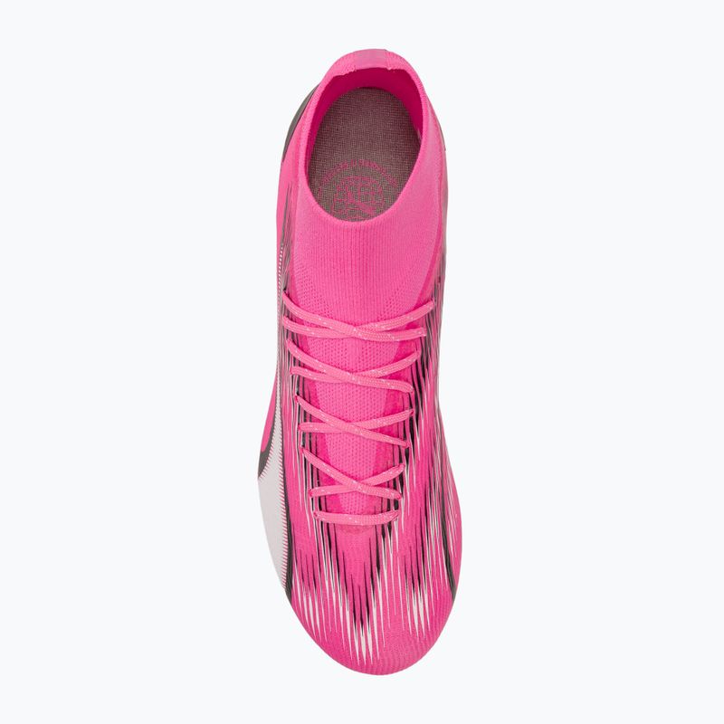 Kopačky PUMA Ultra Pro FG/AG jedovatě růžová/puma bílá/puma černá 5