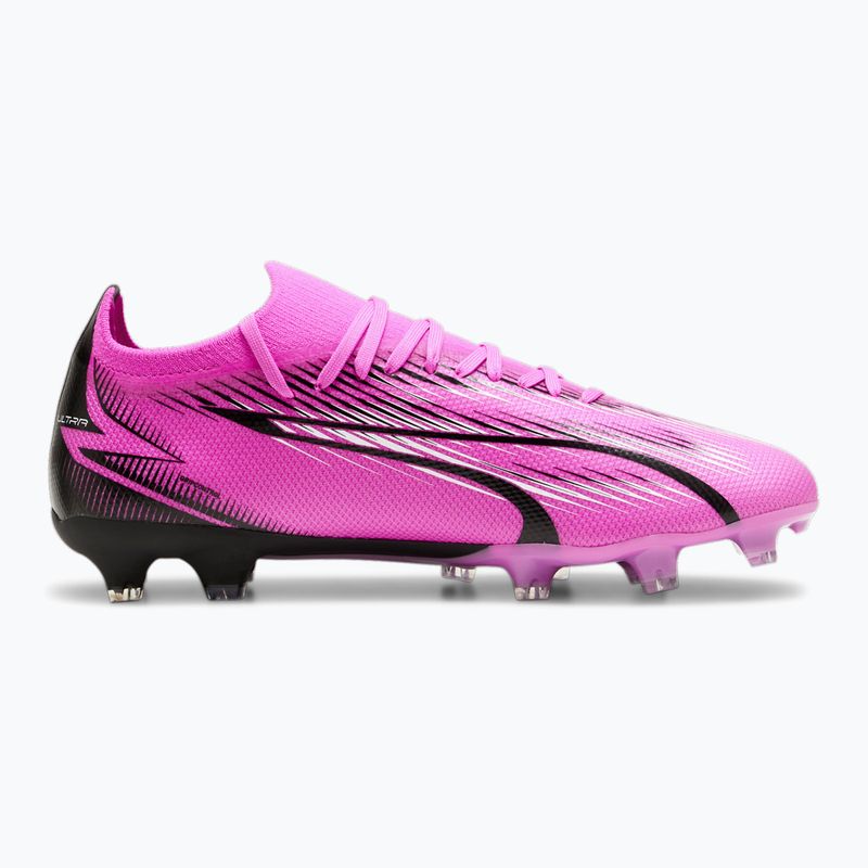 Kopačky PUMA Ultra Match FG/AG jedovatě růžová/puma bílá/puma černá 9