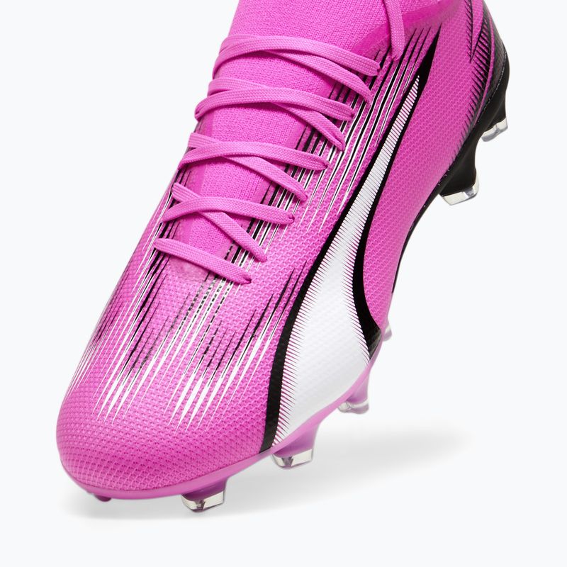 Kopačky PUMA Ultra Match FG/AG jedovatě růžová/puma bílá/puma černá 12