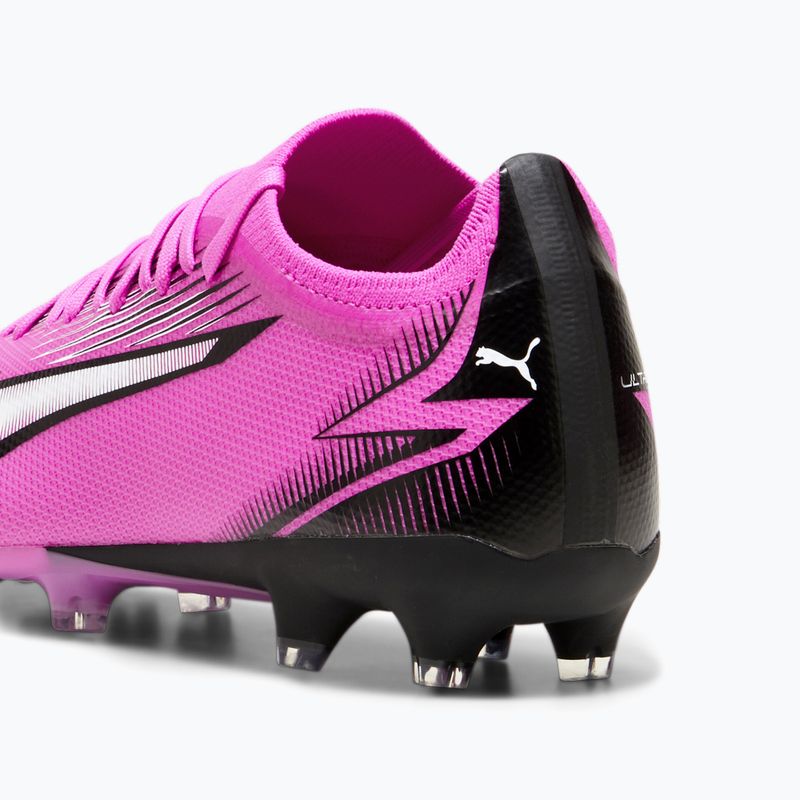 Kopačky PUMA Ultra Match FG/AG jedovatě růžová/puma bílá/puma černá 13