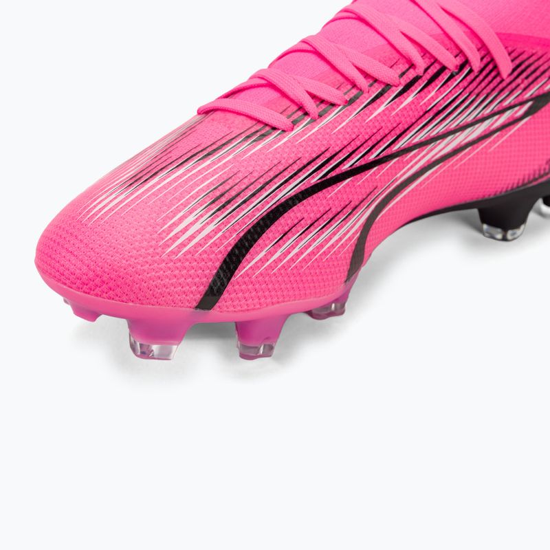 Kopačky PUMA Ultra Match FG/AG jedovatě růžová/puma bílá/puma černá 7