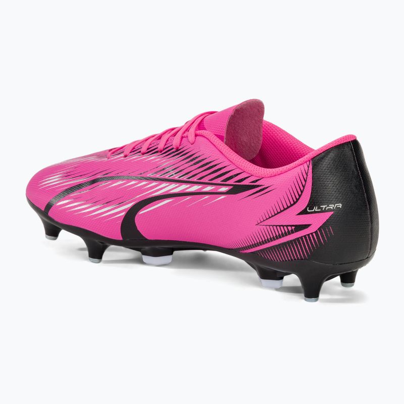 Kopačky PUMA Ultra Play MxSG jedovatě růžová/puma bílá/puma černá 3