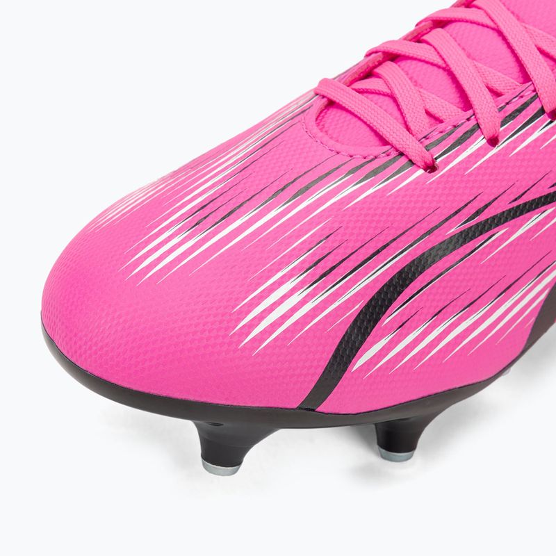 Kopačky PUMA Ultra Play MxSG jedovatě růžová/puma bílá/puma černá 7