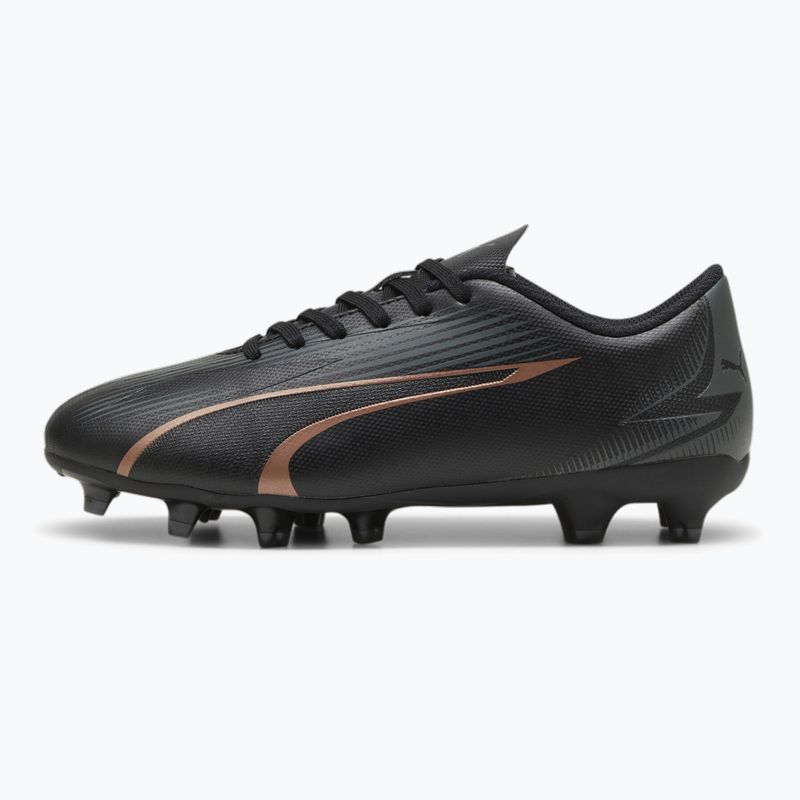 PUMA Ultra Play FG/AG Jr dětské kopačky puma black/copper rose 8