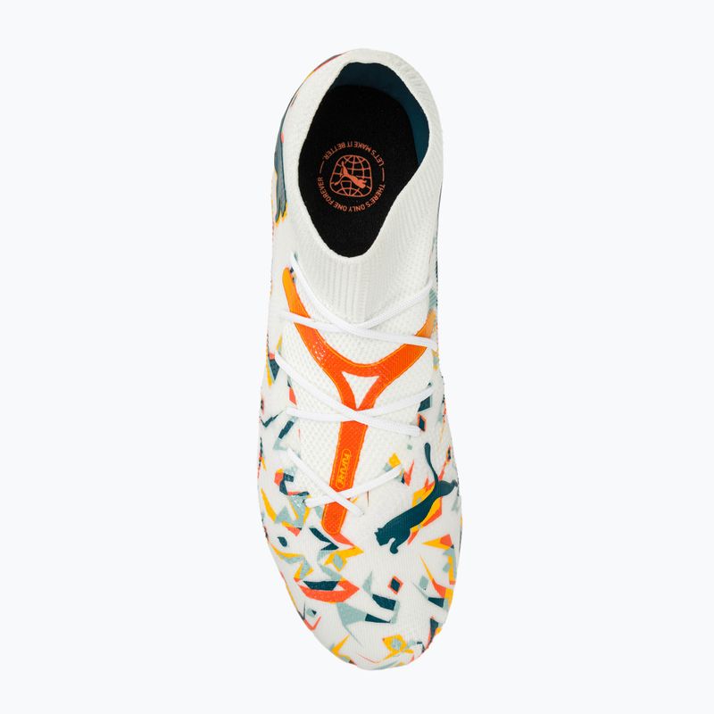 Kopačky PUMA Future 7 Match Creativity FG/AG white/oceantropic/turquoisesurf/hotheat/sunstream 5