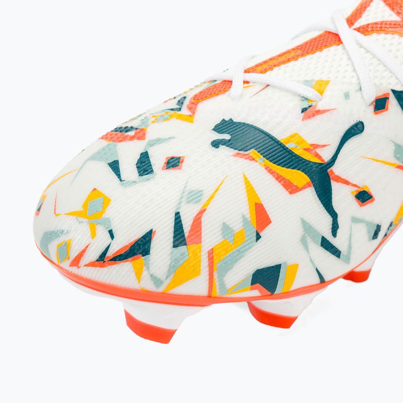 Kopačky PUMA Future 7 Match Creativity FG/AG white/oceantropic/turquoisesurf/hotheat/sunstream 7