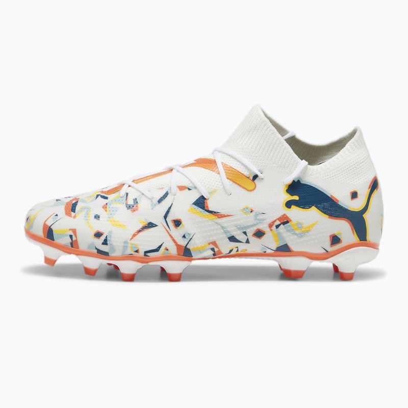 Kopačky PUMA Future 7 Match Creativity FG/AG white/oceantropic/turquoisesurf/hotheat/sunstream 8