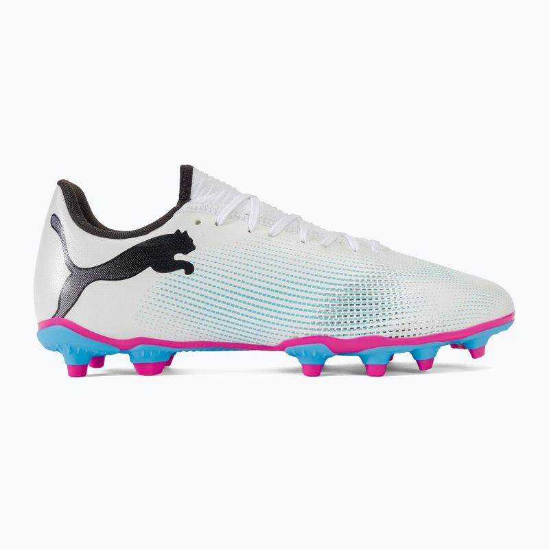 Kopačky PUMA Future 7 Play FG/AG puma white/puma black/poison pink 2