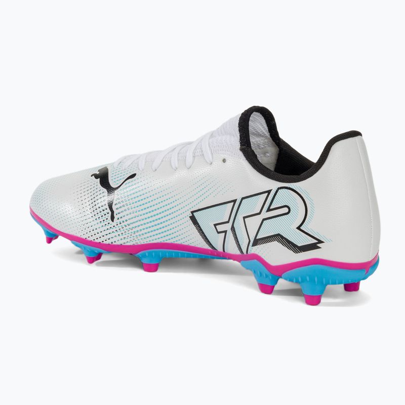 Kopačky PUMA Future 7 Play FG/AG puma white/puma black/poison pink 3