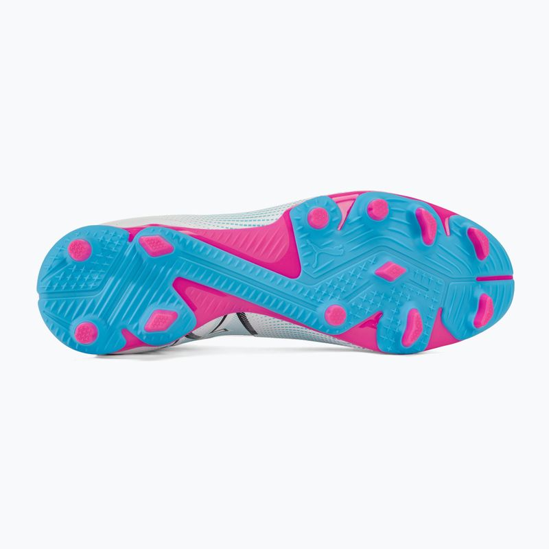 Kopačky PUMA Future 7 Play FG/AG puma white/puma black/poison pink 4