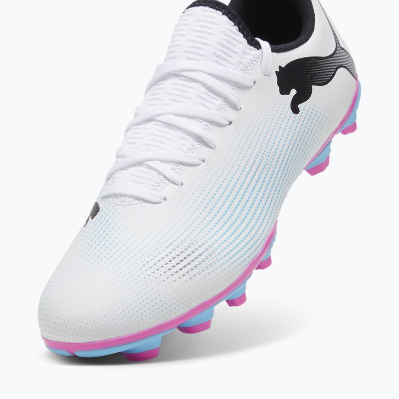 Kopačky PUMA Future 7 Play FG/AG puma white/puma black/poison pink 12
