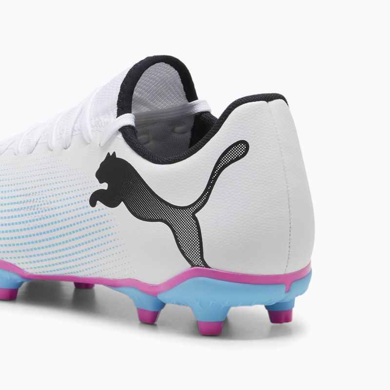 Kopačky PUMA Future 7 Play FG/AG puma white/puma black/poison pink 13