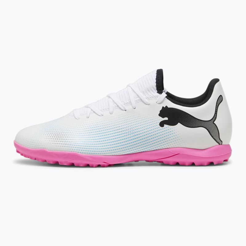 Kopačky PUMA Future 7 Play TT puma white/puma black/poison pink 8