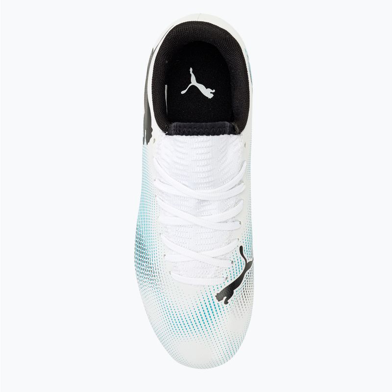 Dětské kopačky  PUMA Future 7 Play FG/AG puma white/puma black/poison pink 5