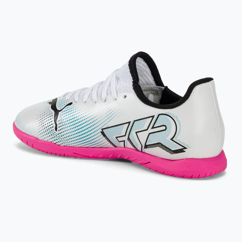 Dětské kopačky  PUMA Future 7 Play IT puma white/puma black/poison pink 3