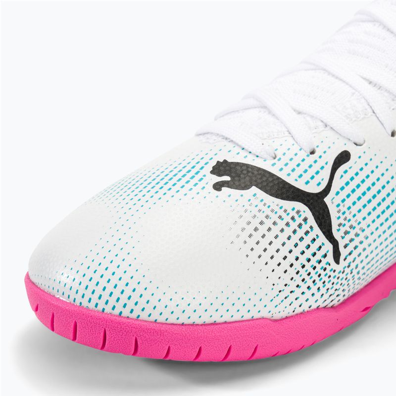 Dětské kopačky  PUMA Future 7 Play IT puma white/puma black/poison pink 7