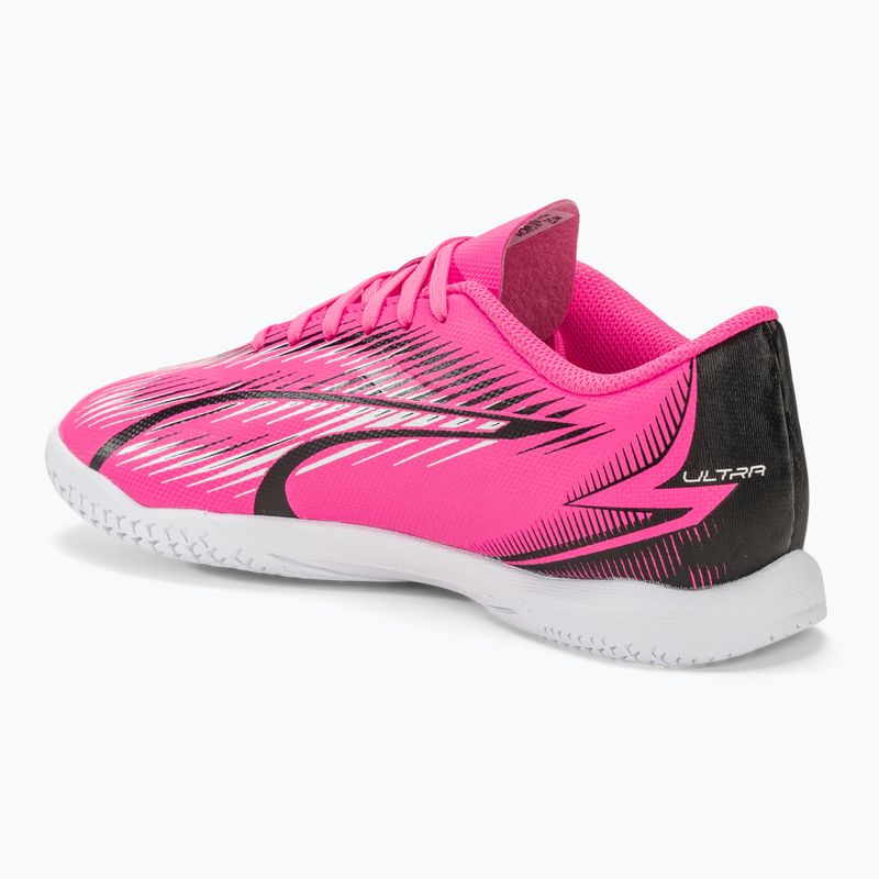 Dětské kopačky PUMA Ultra Play TT Jr poison pink/puma white/puma black 3