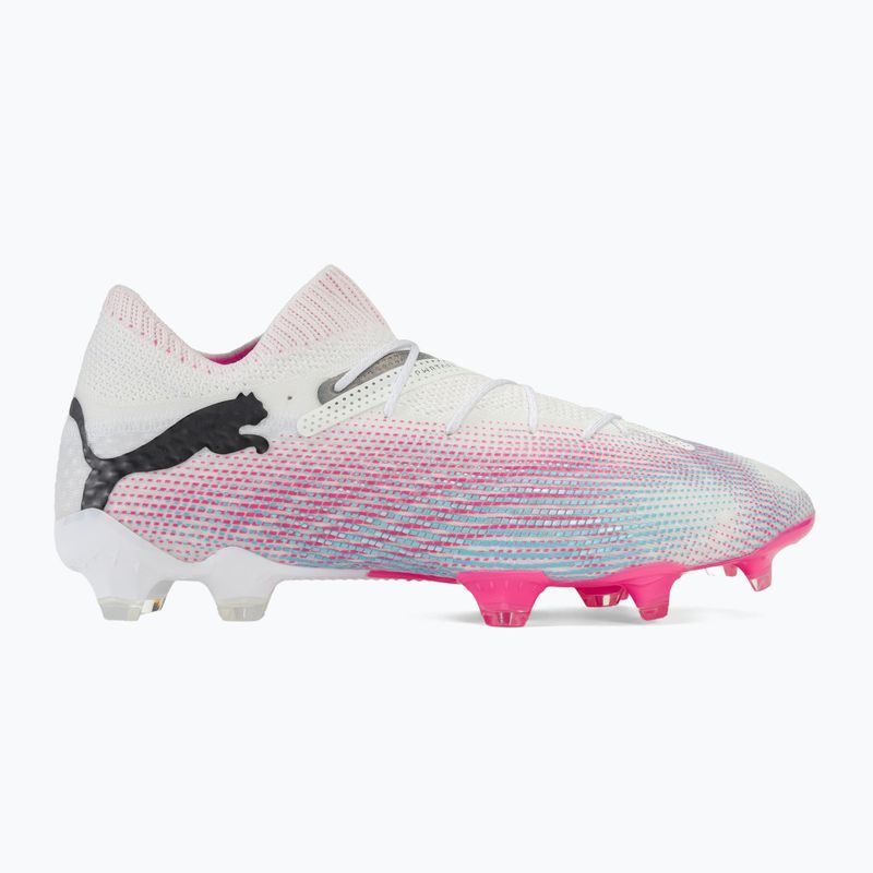 Kopačky PUMA Future 7 Ultimate FG/AG puma white/puma black/poison pink 2