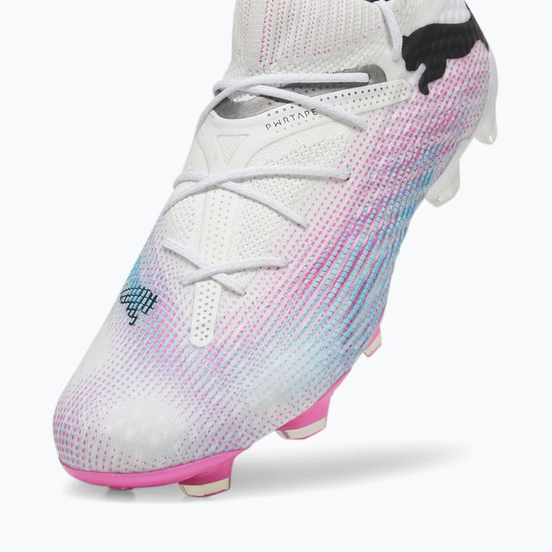 Kopačky PUMA Future 7 Ultimate FG/AG puma white/puma black/poison pink 9