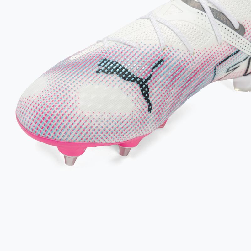 Kopačky PUMA Future 7 Ultimate MxSG puma white/puma black/poison pink 7