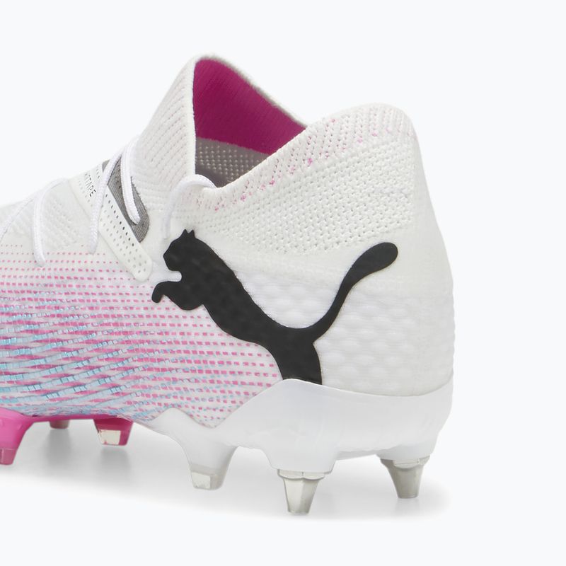 Kopačky PUMA Future 7 Ultimate MxSG puma white/puma black/poison pink 13