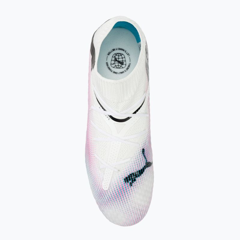 Dětské kopačky  PUMA Future 7 Pro FG/AG Jr puma white/puma black/poison pink 5