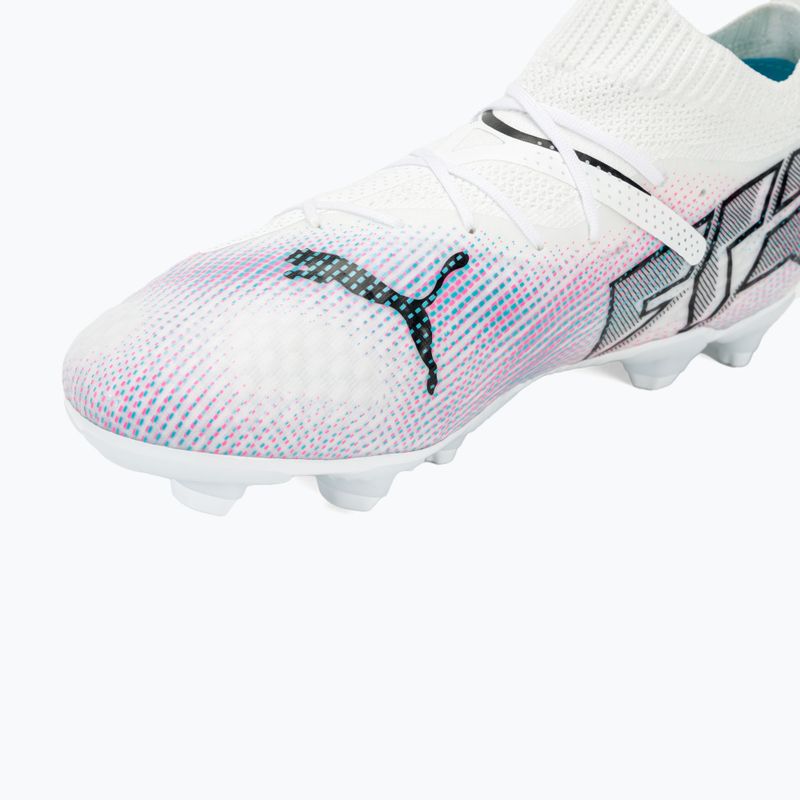 Dětské kopačky  PUMA Future 7 Pro FG/AG Jr puma white/puma black/poison pink 7