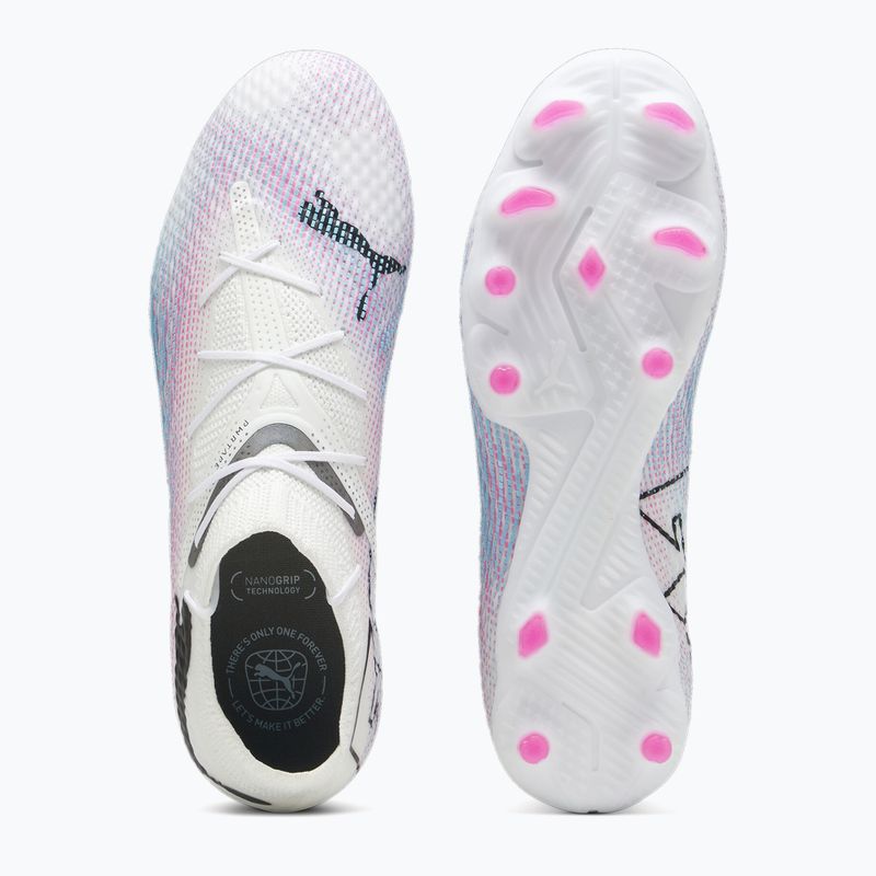 Kopačky PUMA Future 7 Pro+ FG/AG puma white/puma black/poison pink 11